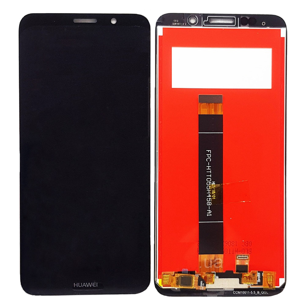 

Дисплейный модуль (LCD дисплей + touch screen) для Huawei Y5 2018 Black Copy