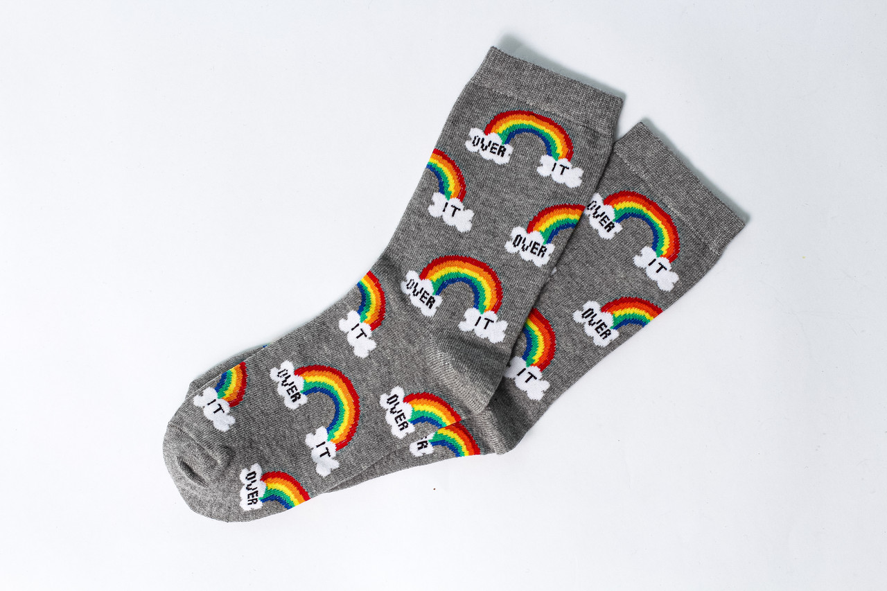 

Носки Crazy Llama`s Радуга серые, Носки Crazy Llama`s Радуга серые 36-42