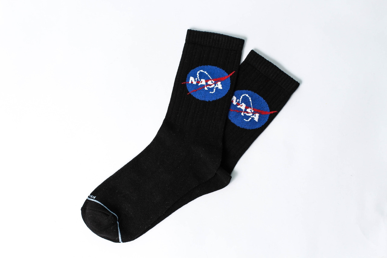 

Мужские носки LOMM Premium NASA чёрные