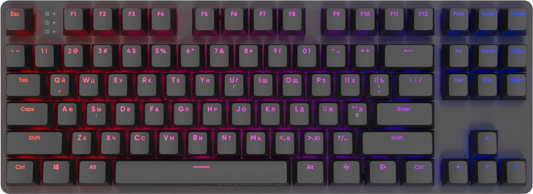 Клавиатура проводная Dark Project One KD87A ABS Mech. G3ms Sapphire ENG ...