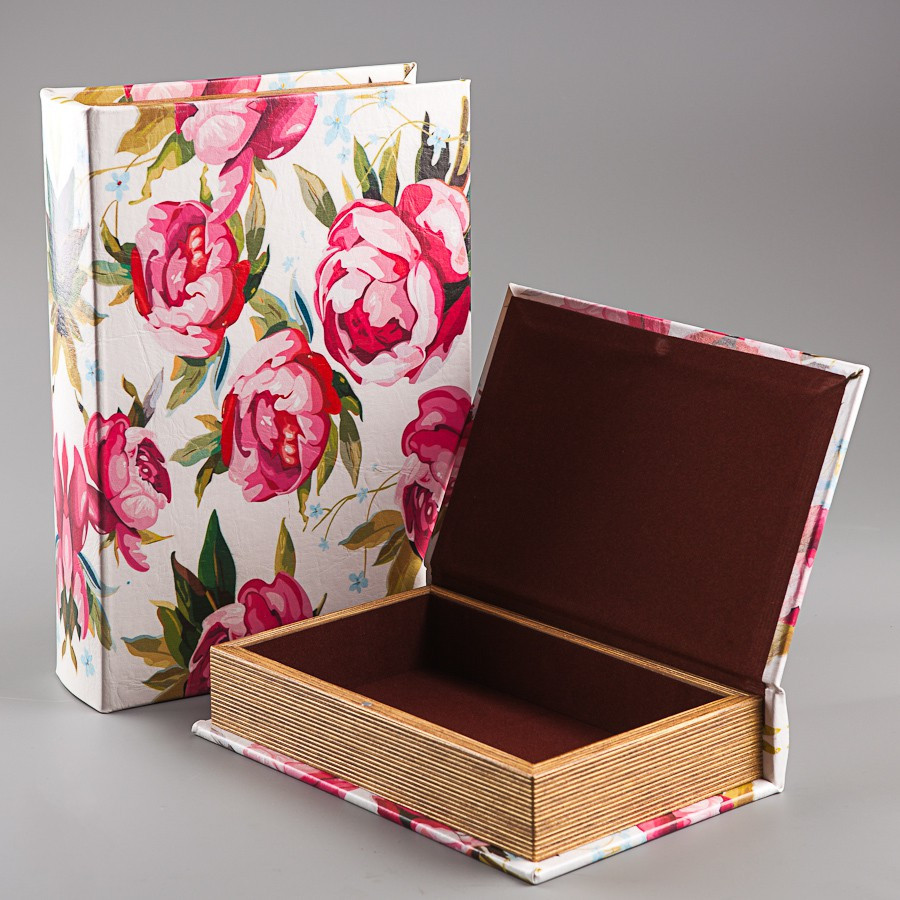 

Книга-шкатулка Pandora Flowers 21х30х7 см Veronese 45890-BR-1182
