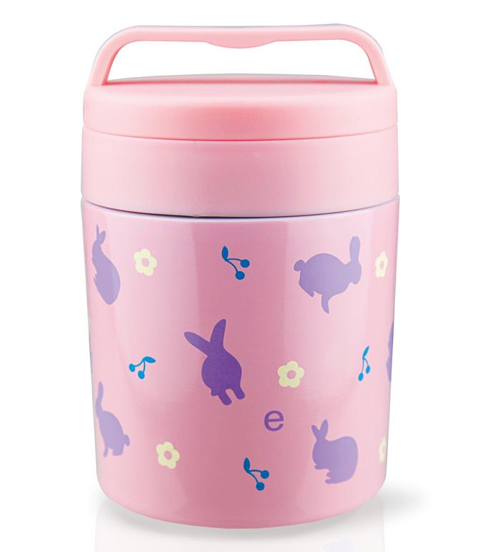 

Термос пищевой Bunnies 350 мл розового цвета Fissman 43803-BR-1883
