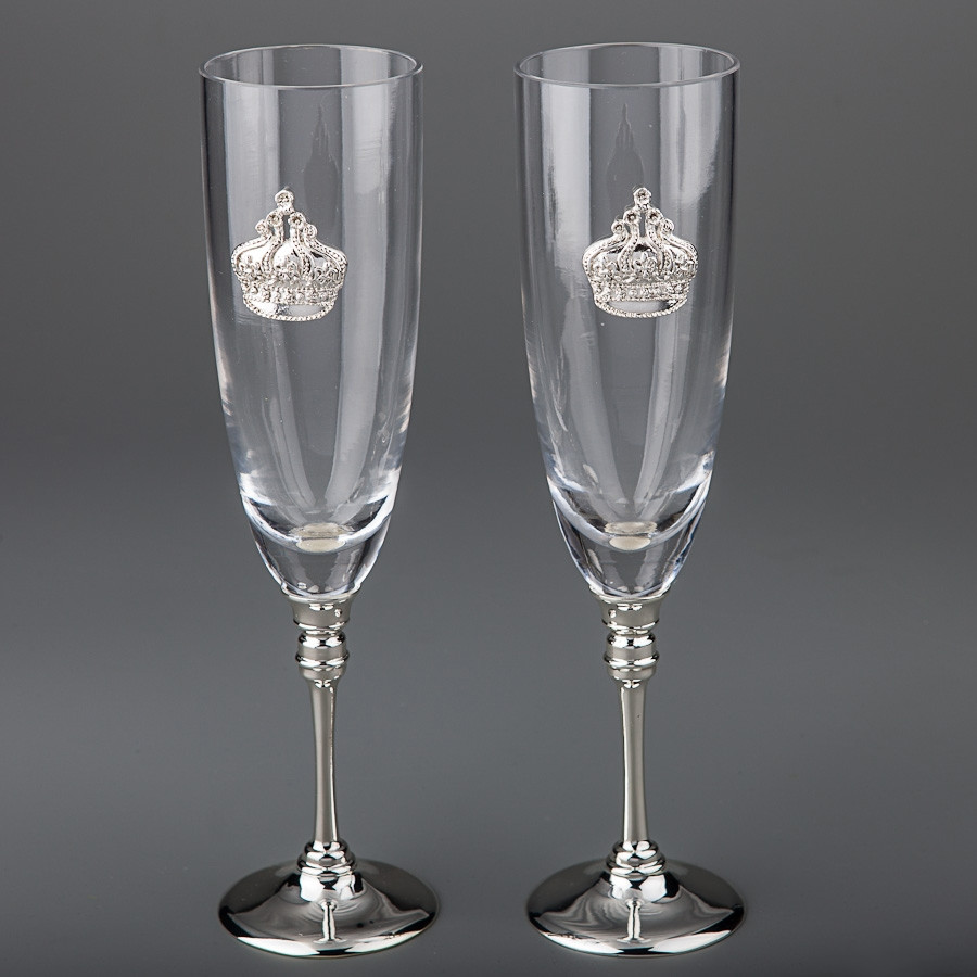 

Свадебные бокалы Корона 2 шт Veronese 46246-BR-1182