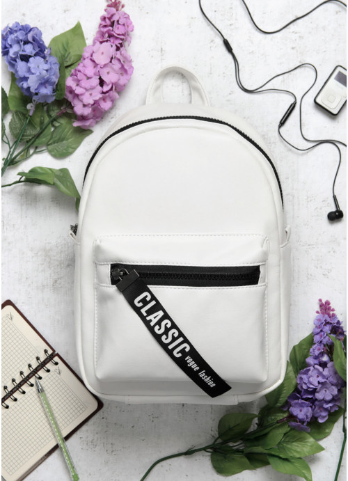 

Рюкзак женский из искусственной кожи Sambag Talari MSSP Белый