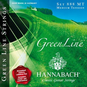 

Струны для классической гитары Hannabach Green Line 888MT