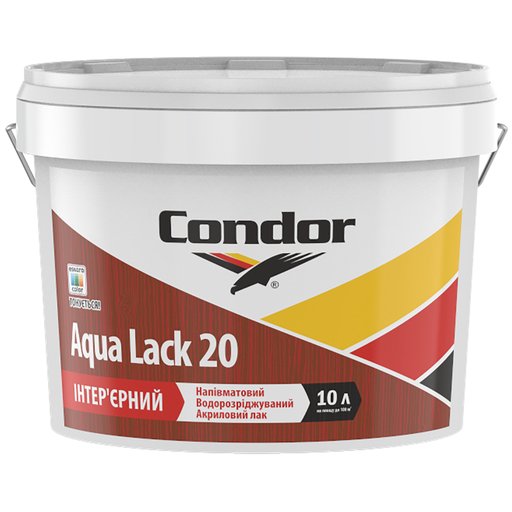 

Лак акриловый Condor Aqua Lack 20 10 л (11910563)