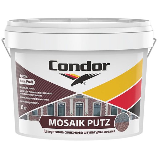 

Штукатурка мозаичная Condor HausProff S135 15 кг (11968026)