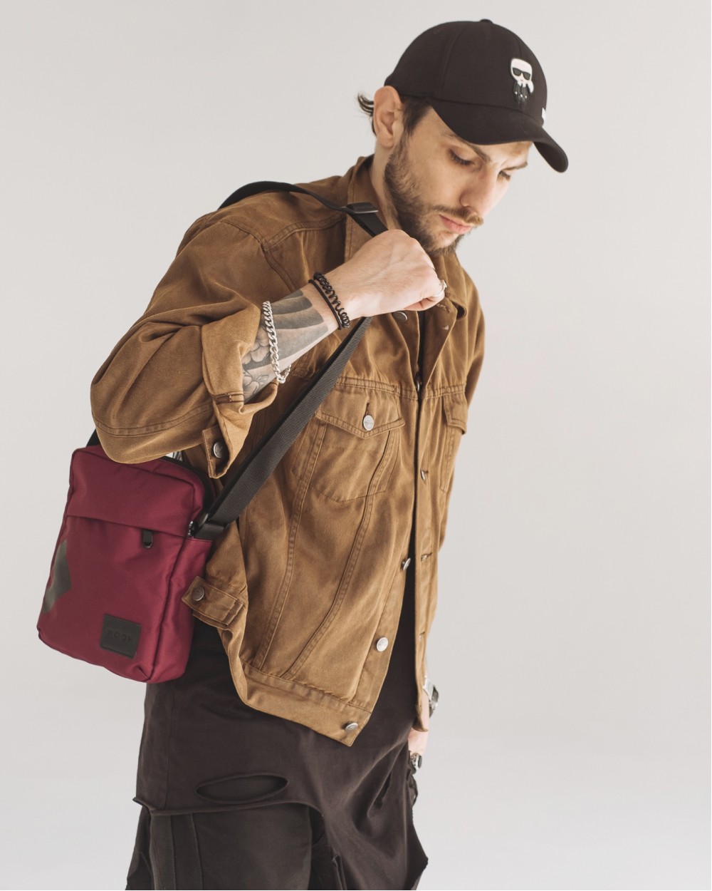 

Сумка Rooh Messenger City Bag Полиестр Бордо