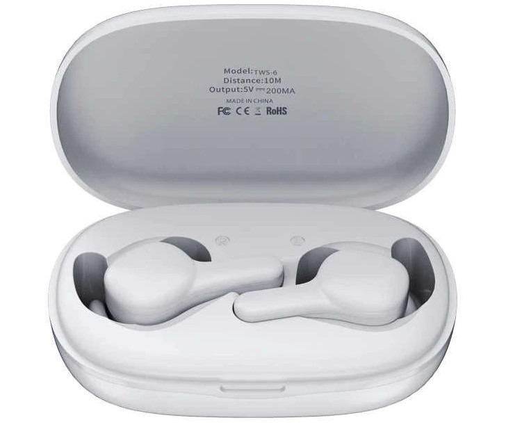 

Наушники Bluetooth Remax True TWS-6 в кейсе Белый (gr_012316)