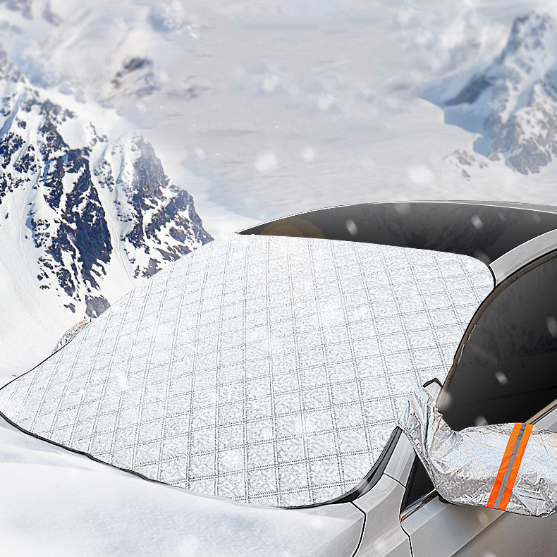 Чехол для защиты от солнца, снега и грязи на лобовое стекло – фото ...