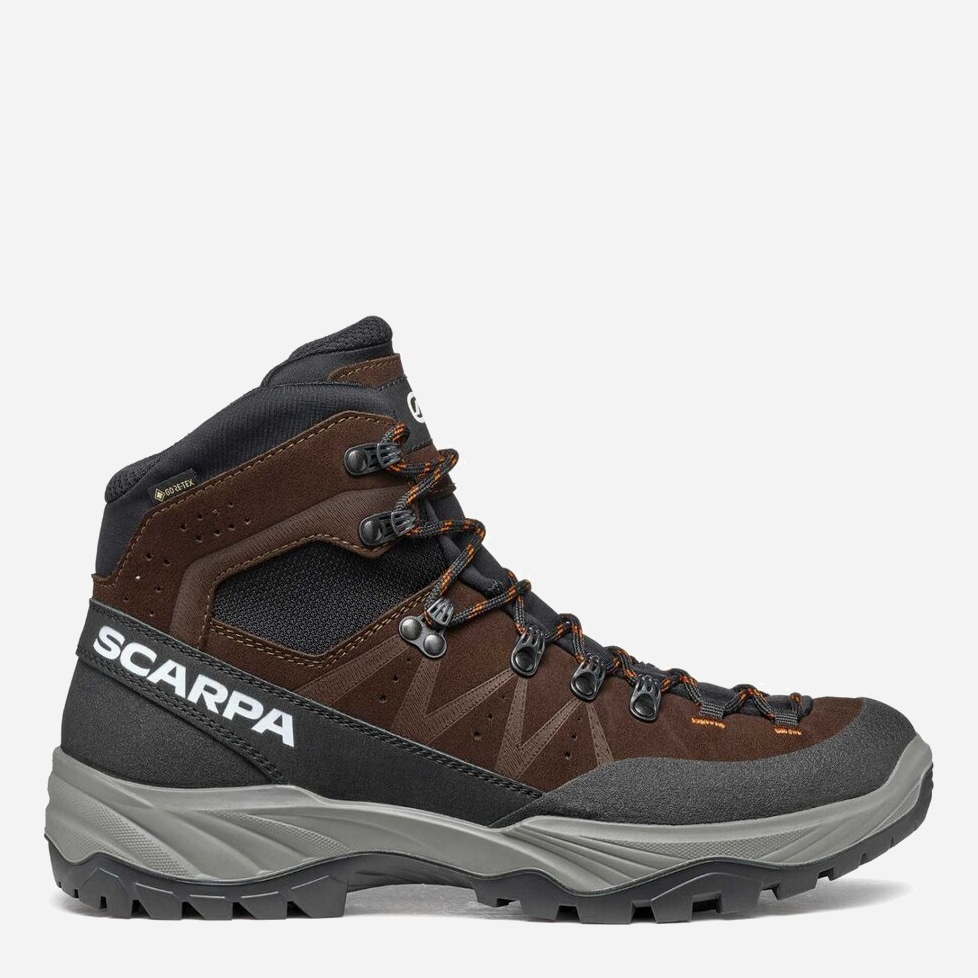 Акція на Чоловічі черевики для трекінгу високі з Gore-Tex Scarpa Boreas GTX 30023-200-3 41.5 (7 1/2UK) 26.5 см Mud/Orange від Rozetka