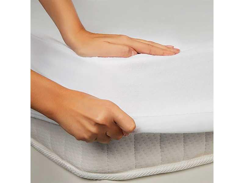 

Наматрасник-простынь Leleka-textile Антивода с бортами 140*200 махровая