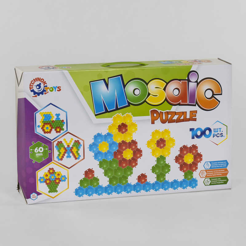 

Мозаика - пазлы Технок "Пчелка" 1035 (4) 100 эл,