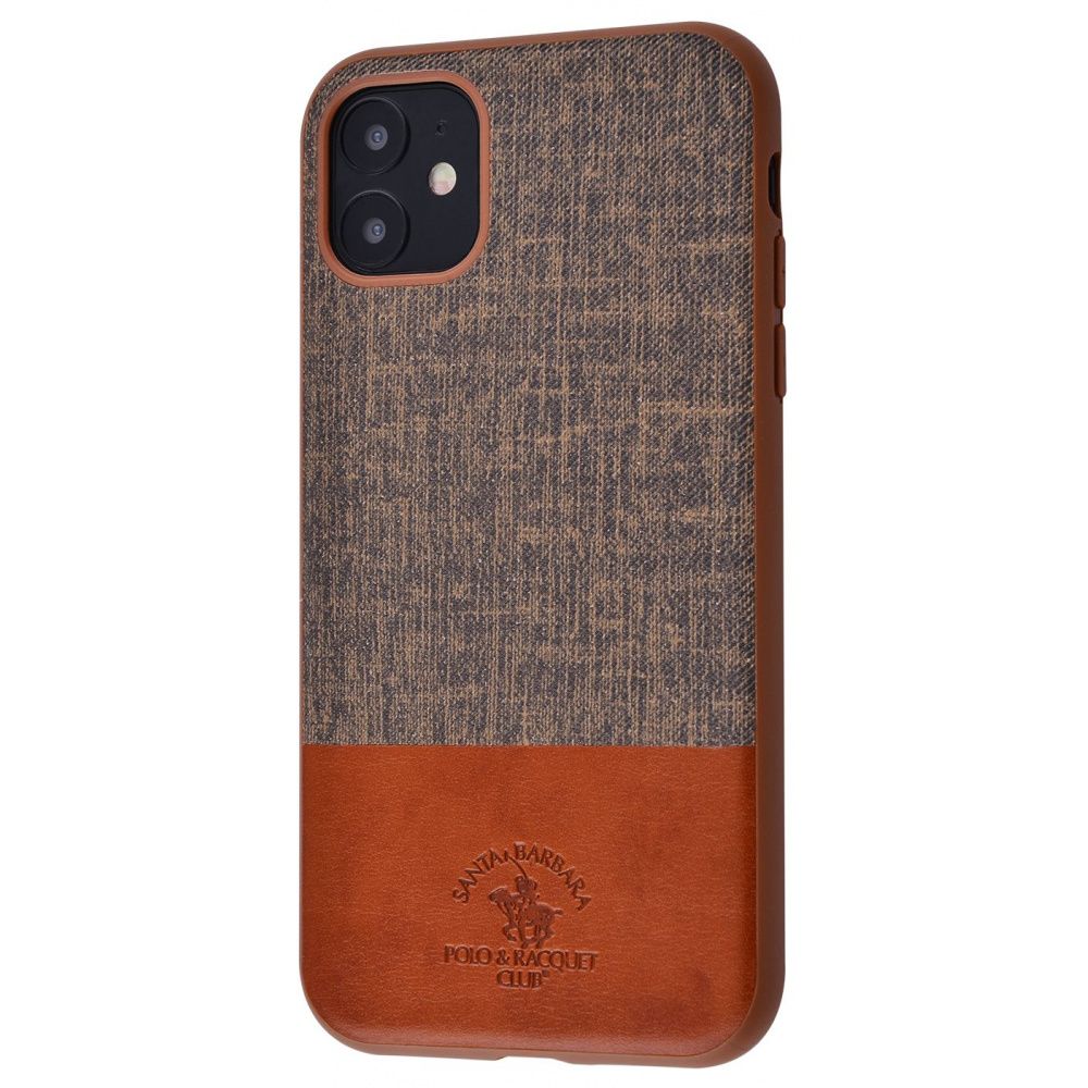

Чехол POLO Virtuoso (Textile+TPU) для iPhone 11 brown