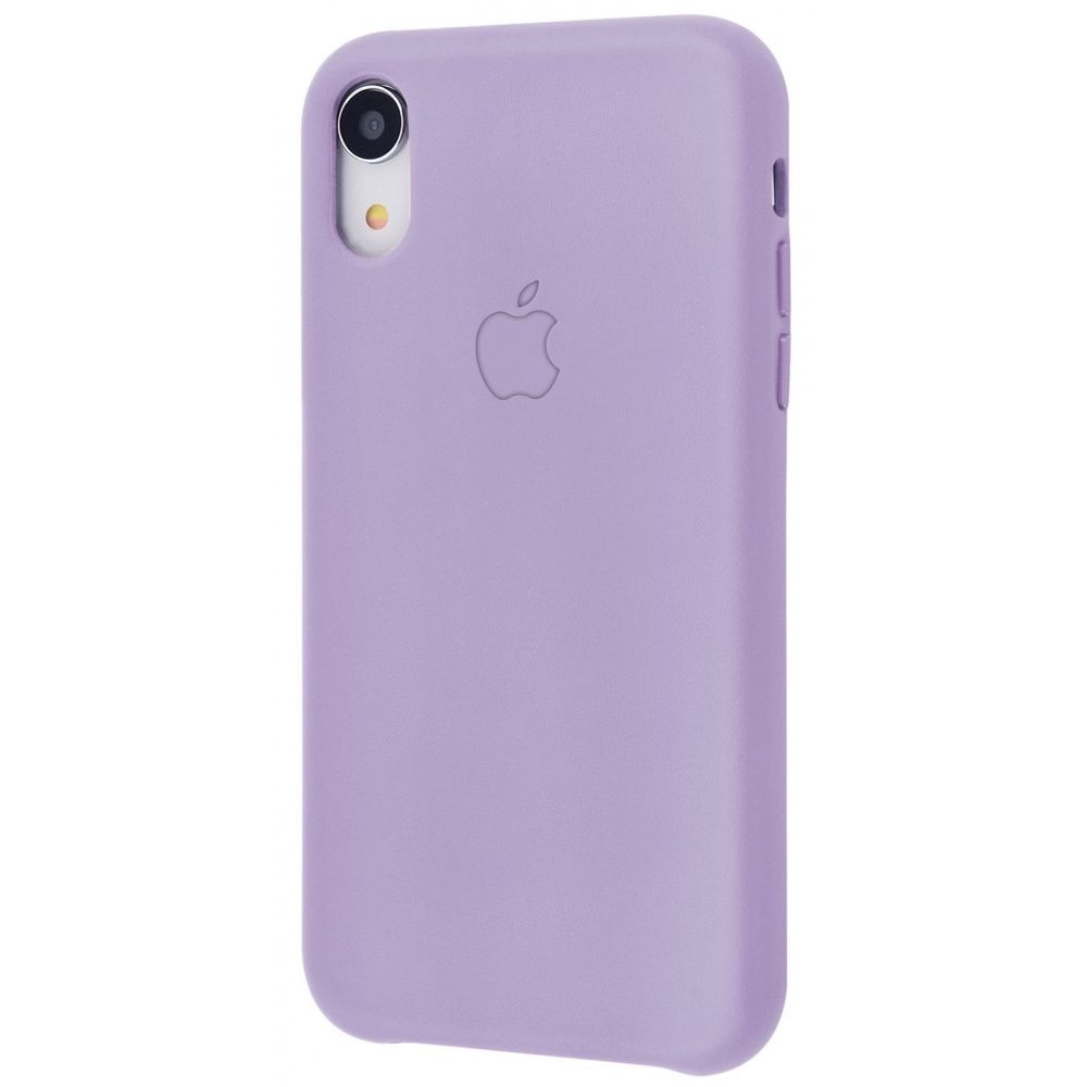 

Чехол Leather case для iPhone Xr lilac