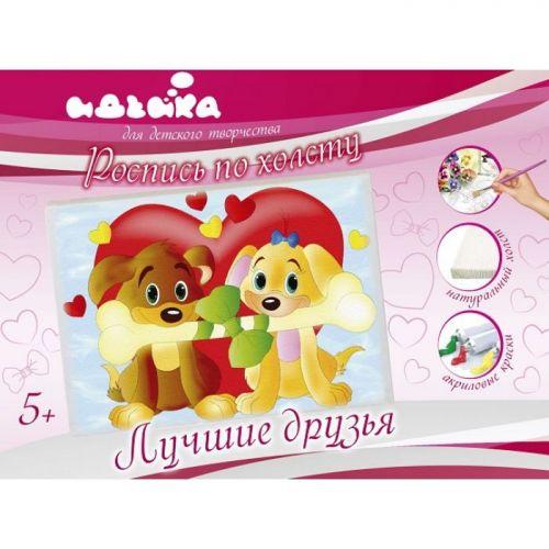 

Роспись по холсту "Лучшие друзья" 7120