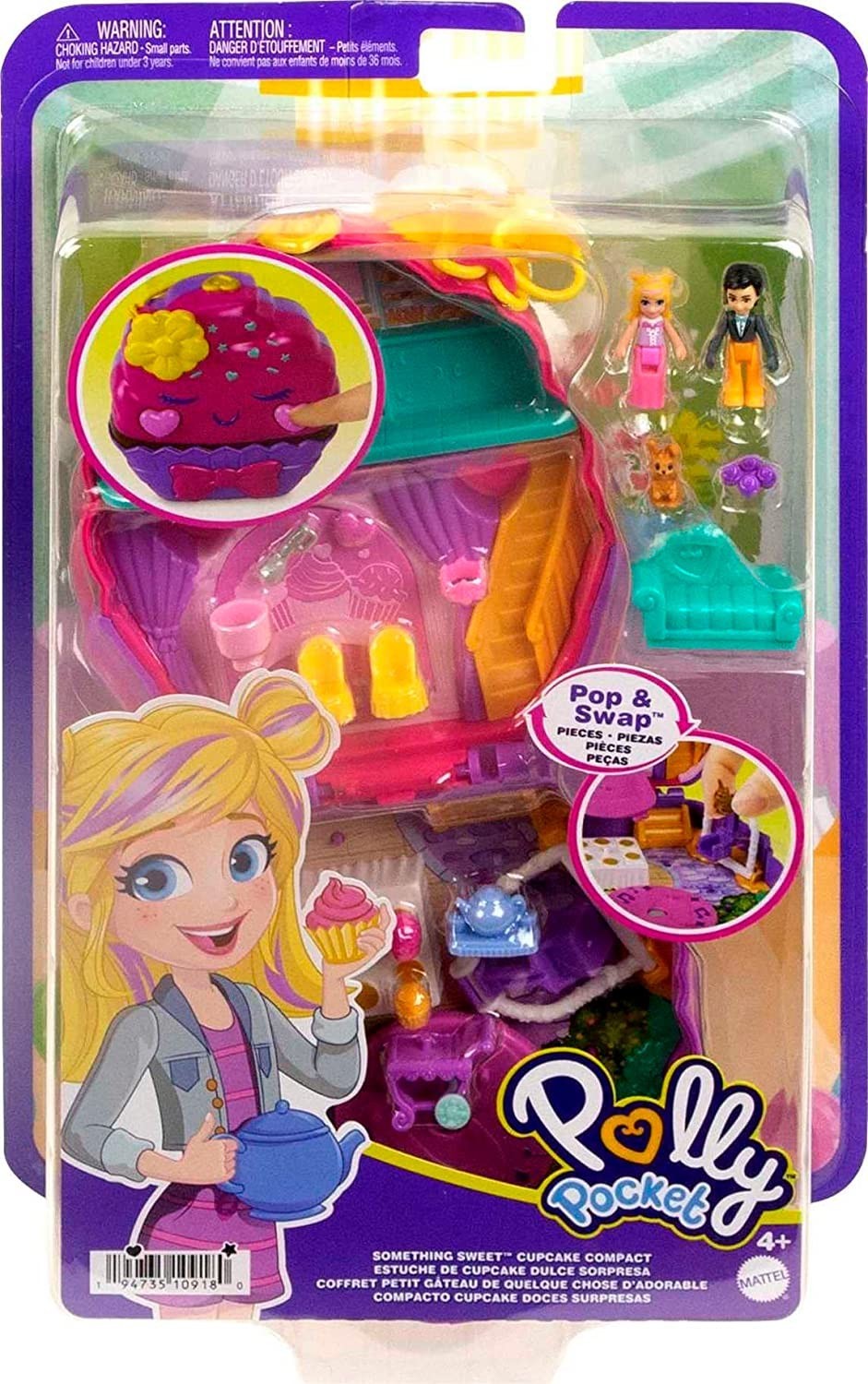 Игровой набор Полли Покет Polly Pocket Something Sweet Cupcake Карманный  Мир Сладкий кекс (HKV31) – фото, отзывы, характеристики в интернет-магазине  ROZETKA от продавца: VRS | Купить в Украине: Киеве, Харькове, Днепре,  Одессе,