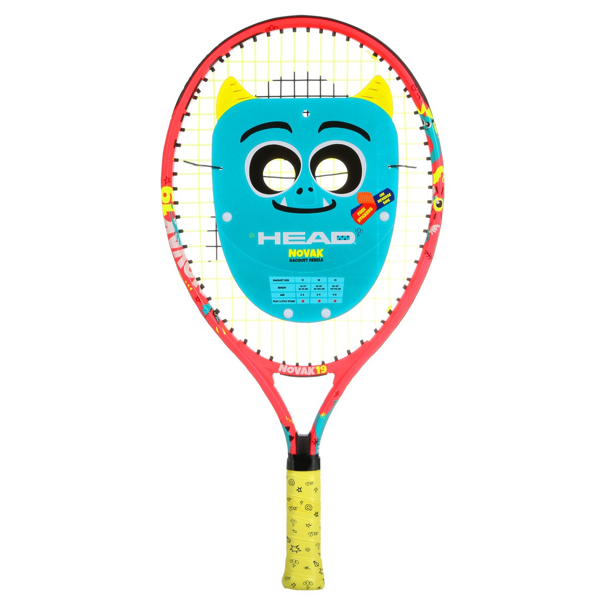 

Теннисная ракетка HEAD NOVAK 19 (233530)