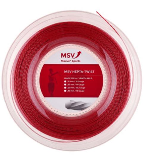 

Теннисные струны MSV Hepta-Twist 200m RD (hepta16RD)