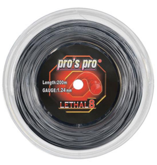 

Теннисные струны Pro's Pro Lethal 8 200m 1.24bk (L(8)20024)