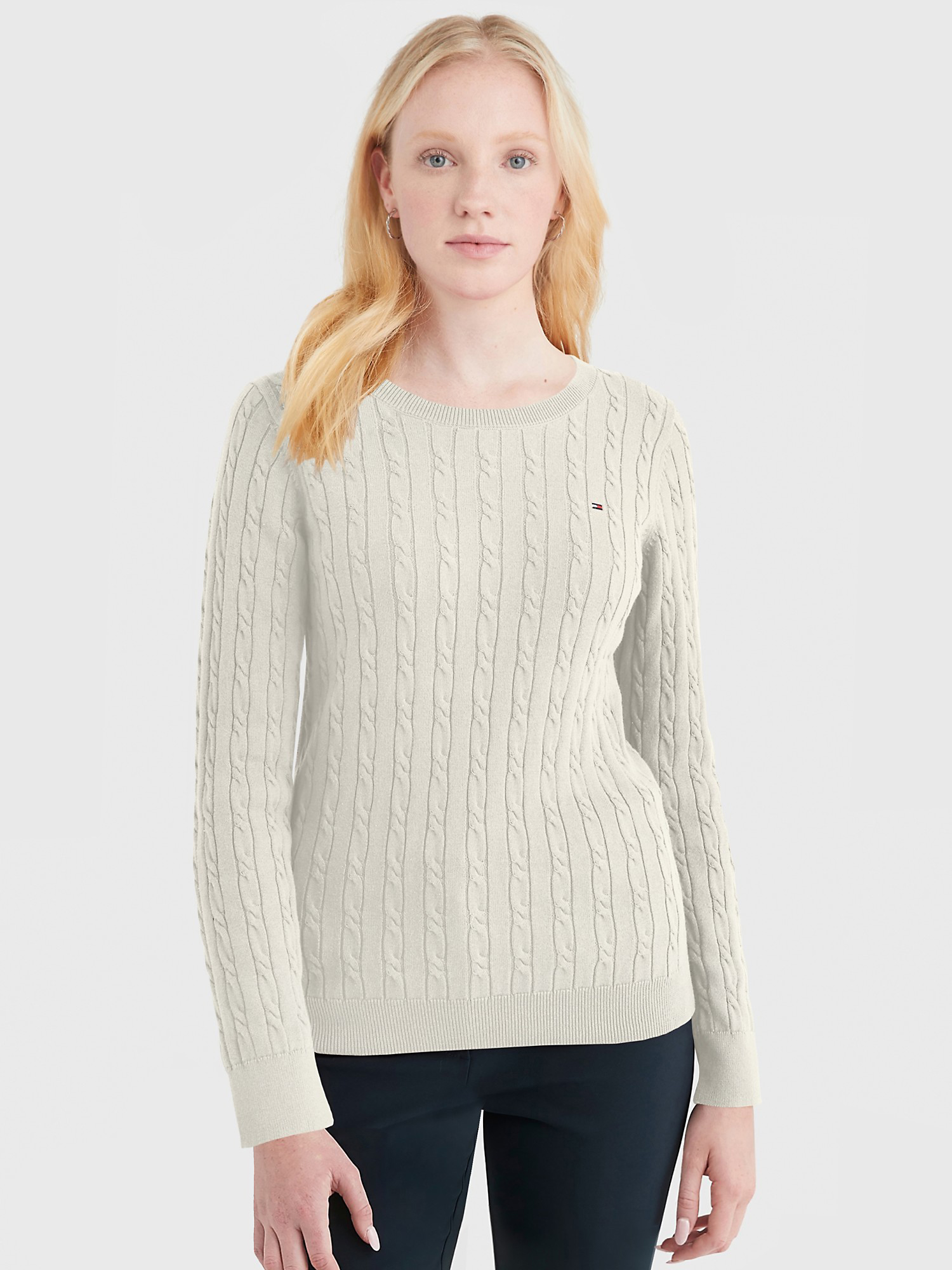 Акція на Джемпер Tommy Hilfiger 774861553 XXL Бежевий від Rozetka