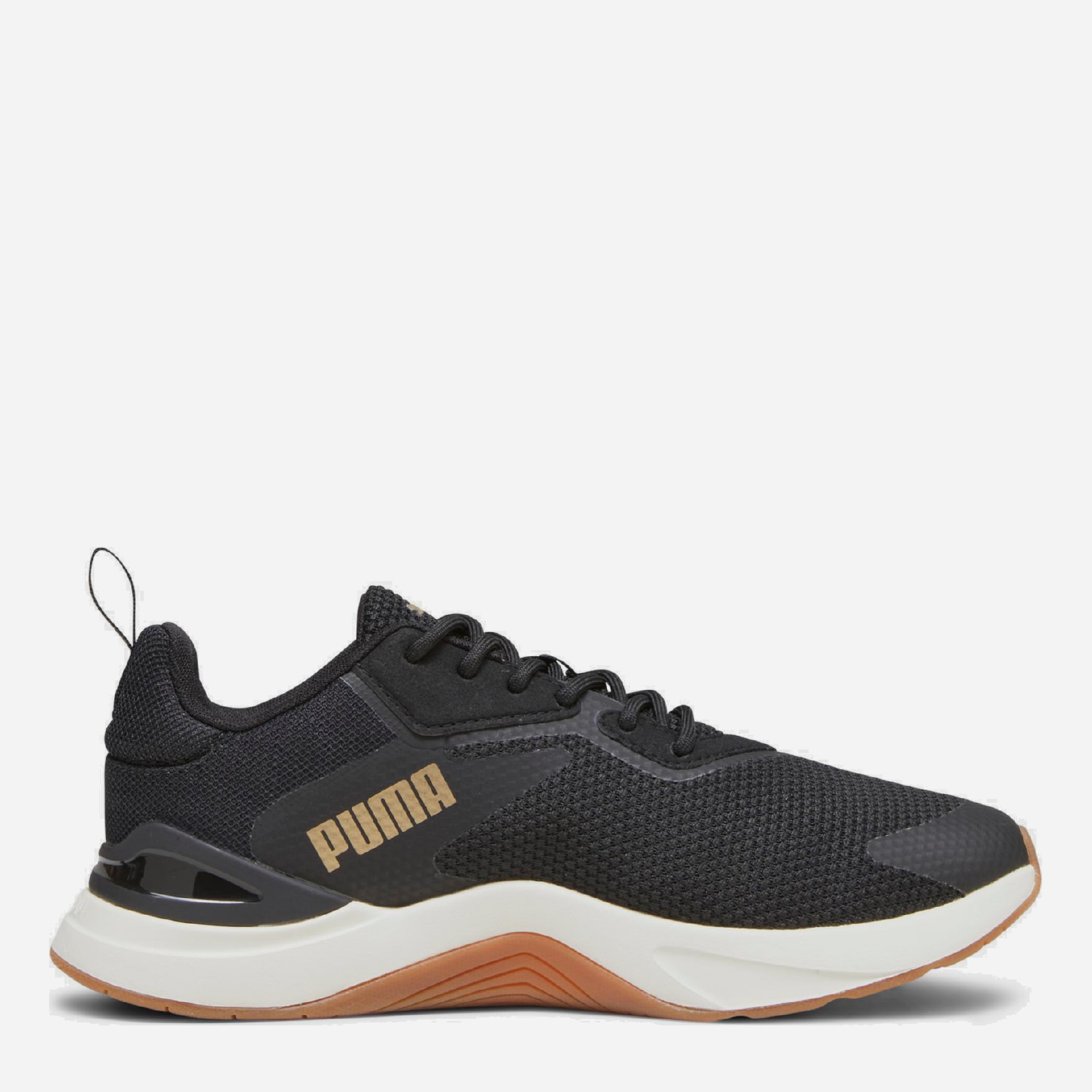 Акція на Жіночі кросівки для залу Puma Infusion Premium Wn S 37878401 38 (5UK) 24 см Puma Black-Warm White-Puma Gold від Rozetka