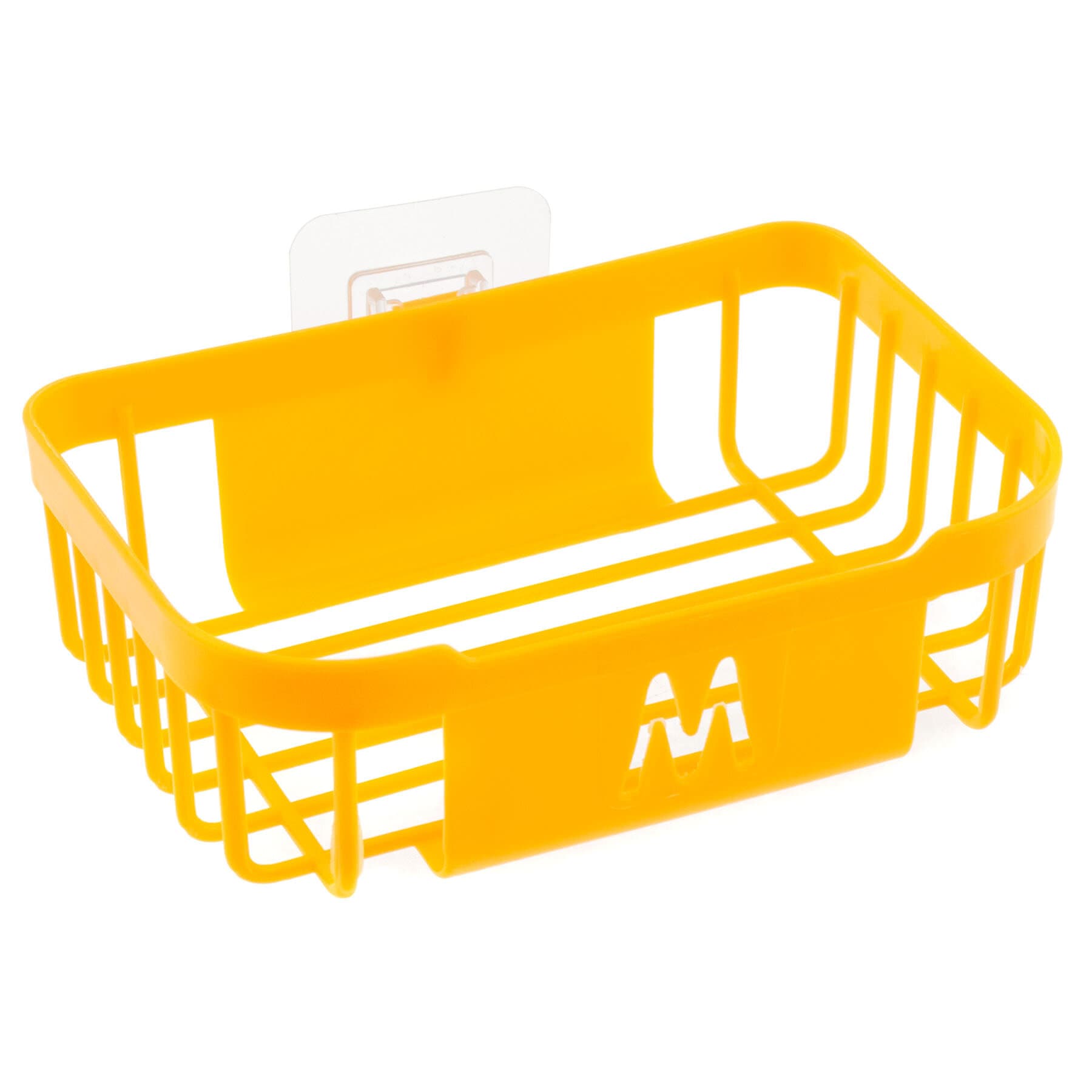 Полочка прямоугольная 18x5,5x12 на самоклейке желтая. – характеристики ...