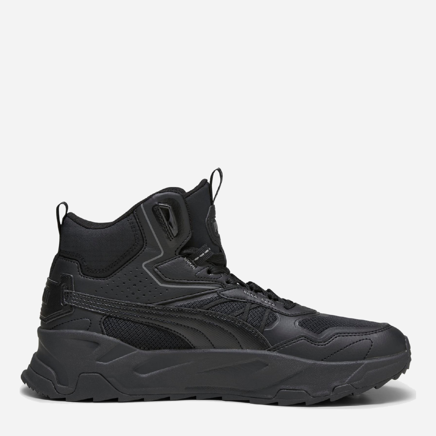 Акція на Чоловічі черевики високі Puma Trinity Mid Hybrid 39232701 43 (9UK) 28 см Puma Black-Puma Black-Cool Dark Gray від Rozetka