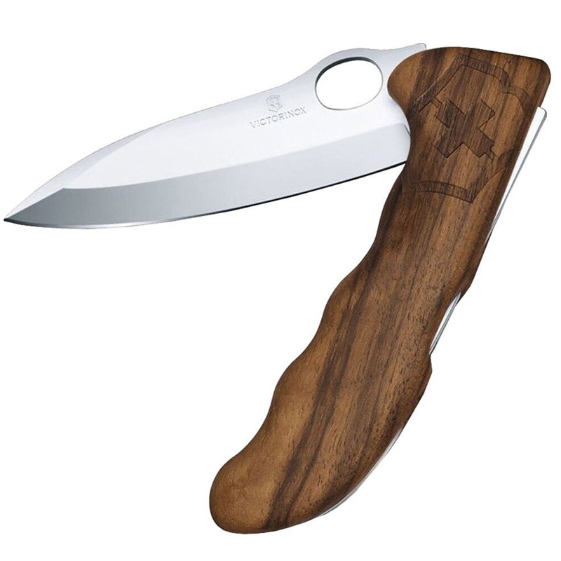 

Нож складной Victorinox Hunter Pro (130мм), дерево, чехол 0.9410.63