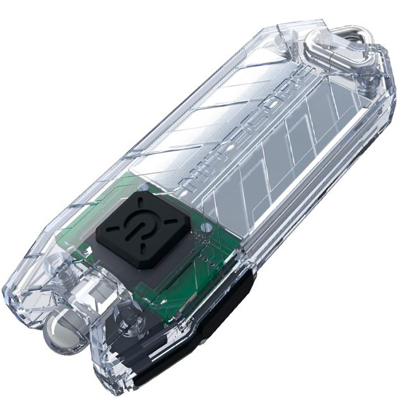 

Фонарь наключный Nitecore TUBE v2.0 (1 LED, 55 люмен, 2 режима, USB), прозрачный
