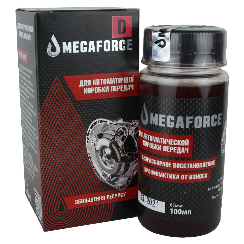 Присадка для восстановления АКПП и вариатора MEGAFORCE - D (красный ...