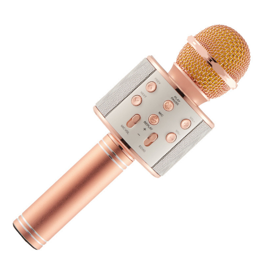 

Караоке микрофон KTV WS 858 Золотой (BS1390)