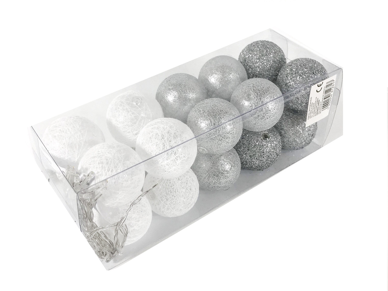 

Гирлянда Тайские Шарики LTL Cold Cotton Balls 20led, d 6см, l 330см на батарейках АА