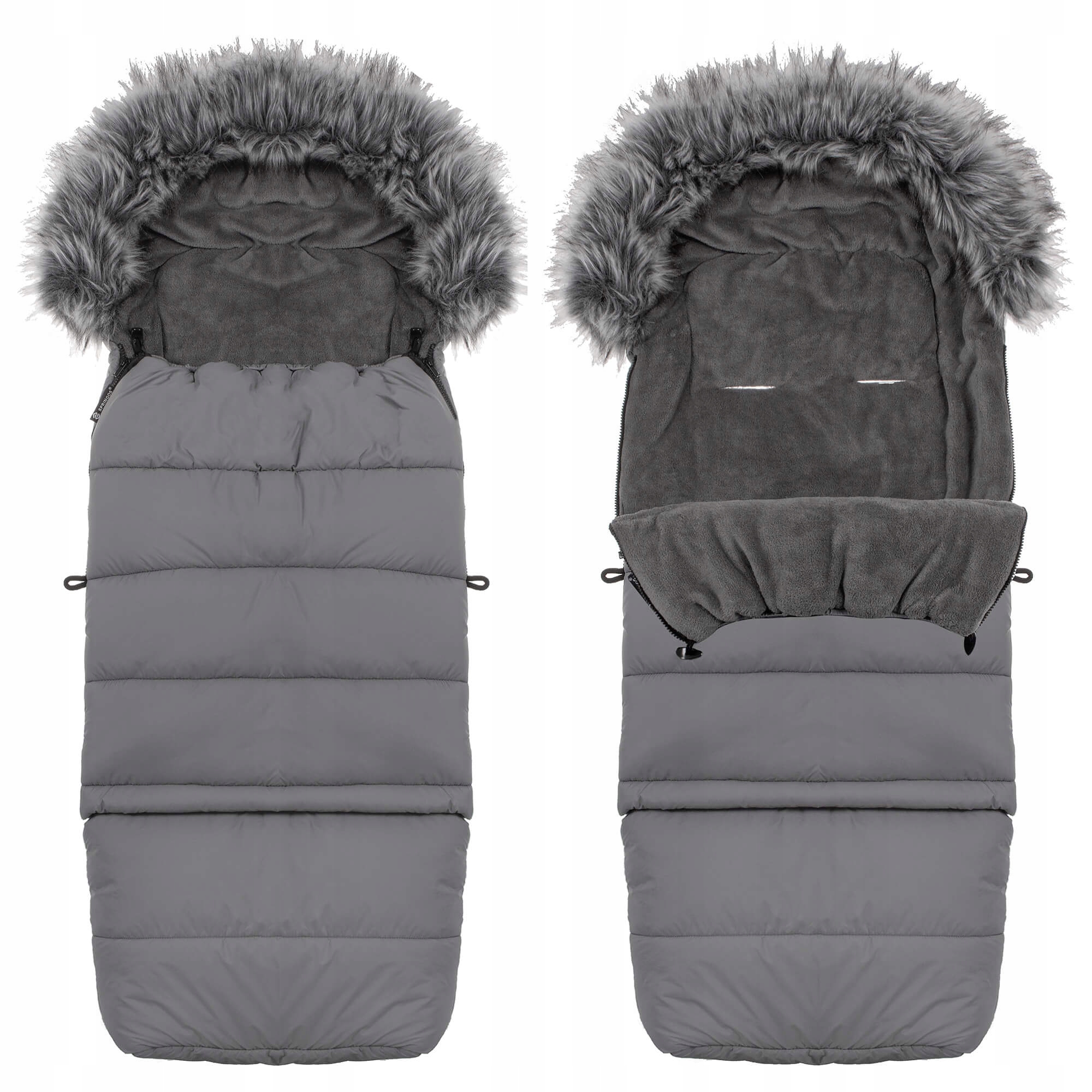 

Детский конверт для коляски, санок Maxi 4 в 1 Springos SB0023 Grey