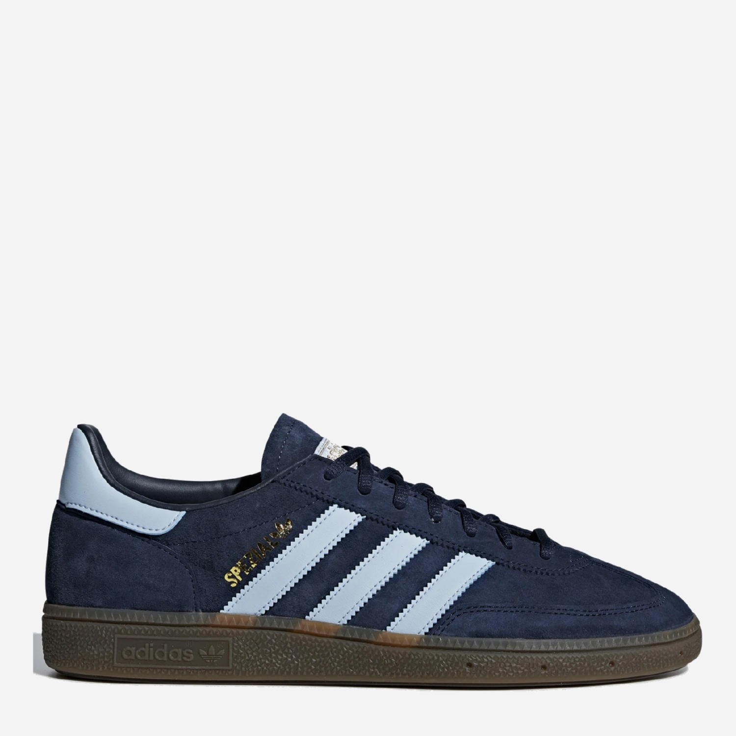 Акція на Чоловічі кеди низькі Adidas Handball Spezial BD7633 46.5 (11.5UK) 30 см Conavy/Clesky/Gum5 від Rozetka