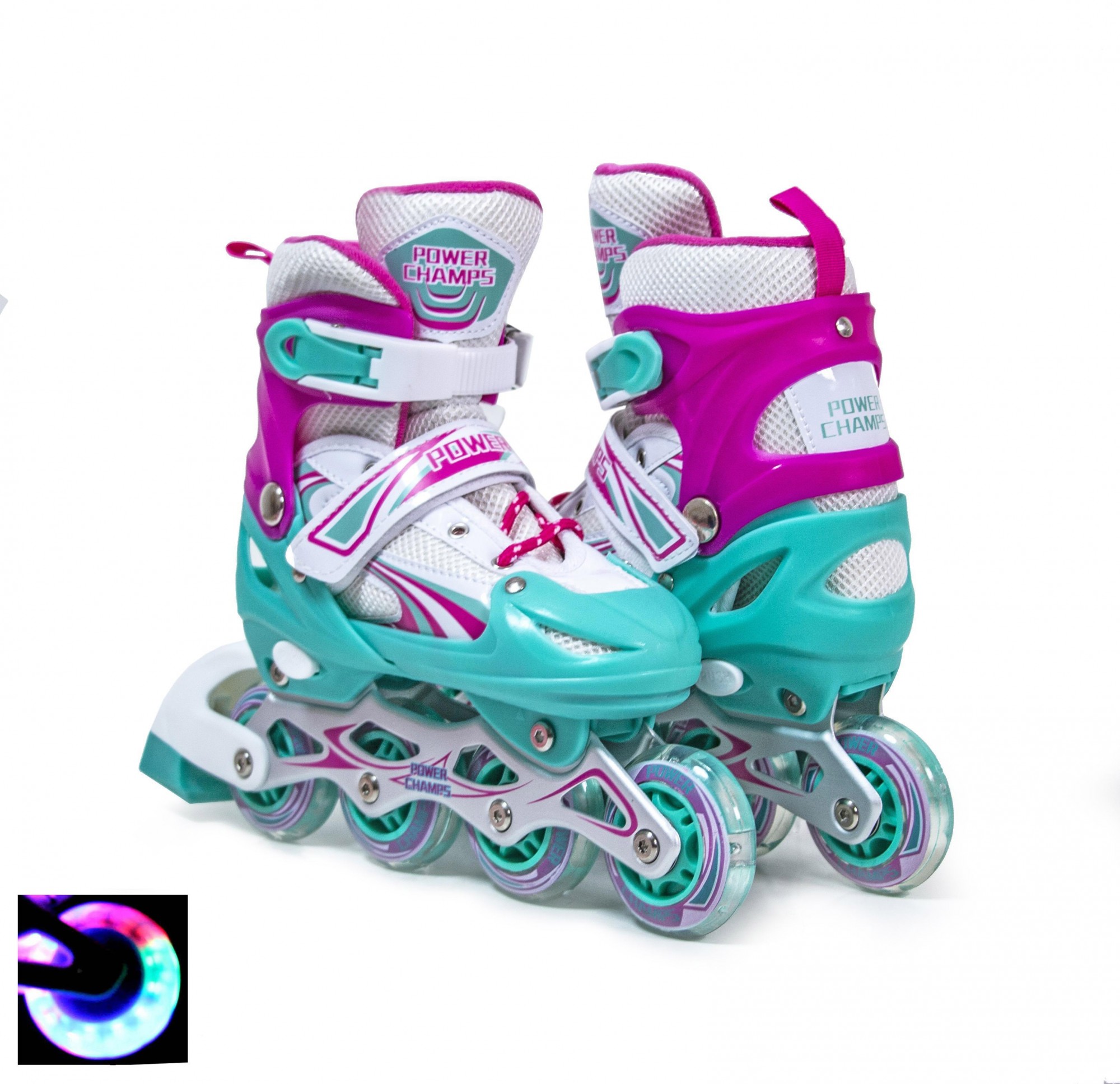 Детские ролики Power Champs тиффани цвет размер 38-42 – фото, отзывы ...