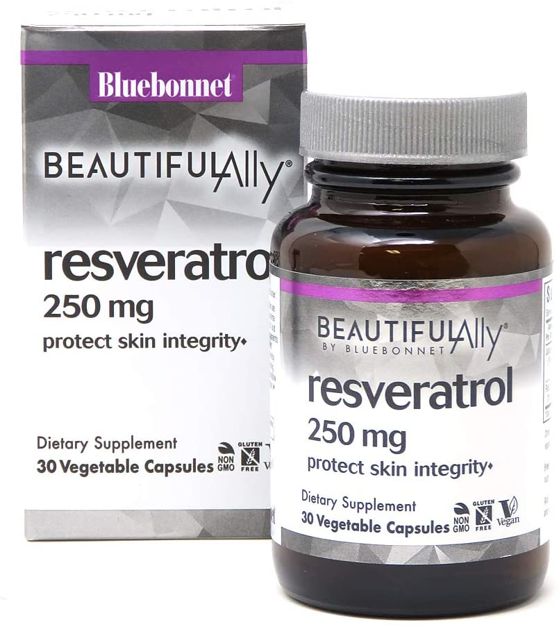 

Специальный продукт Bluebonnet Nutrition Resveratrol 250 мг 30 капсул (4384302923)