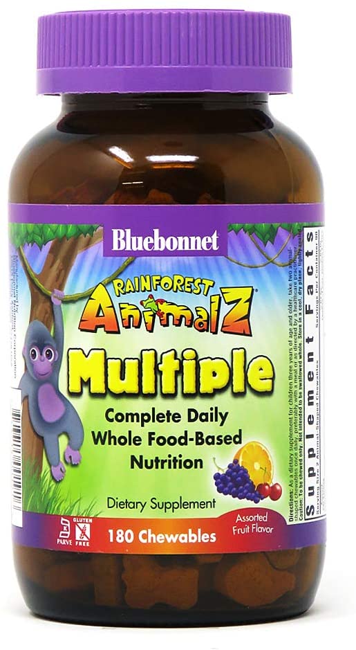 

Витамины Bluebonnet Nutrition Rainforest Animalz 180 таблеток Фруктовый (4384302930)