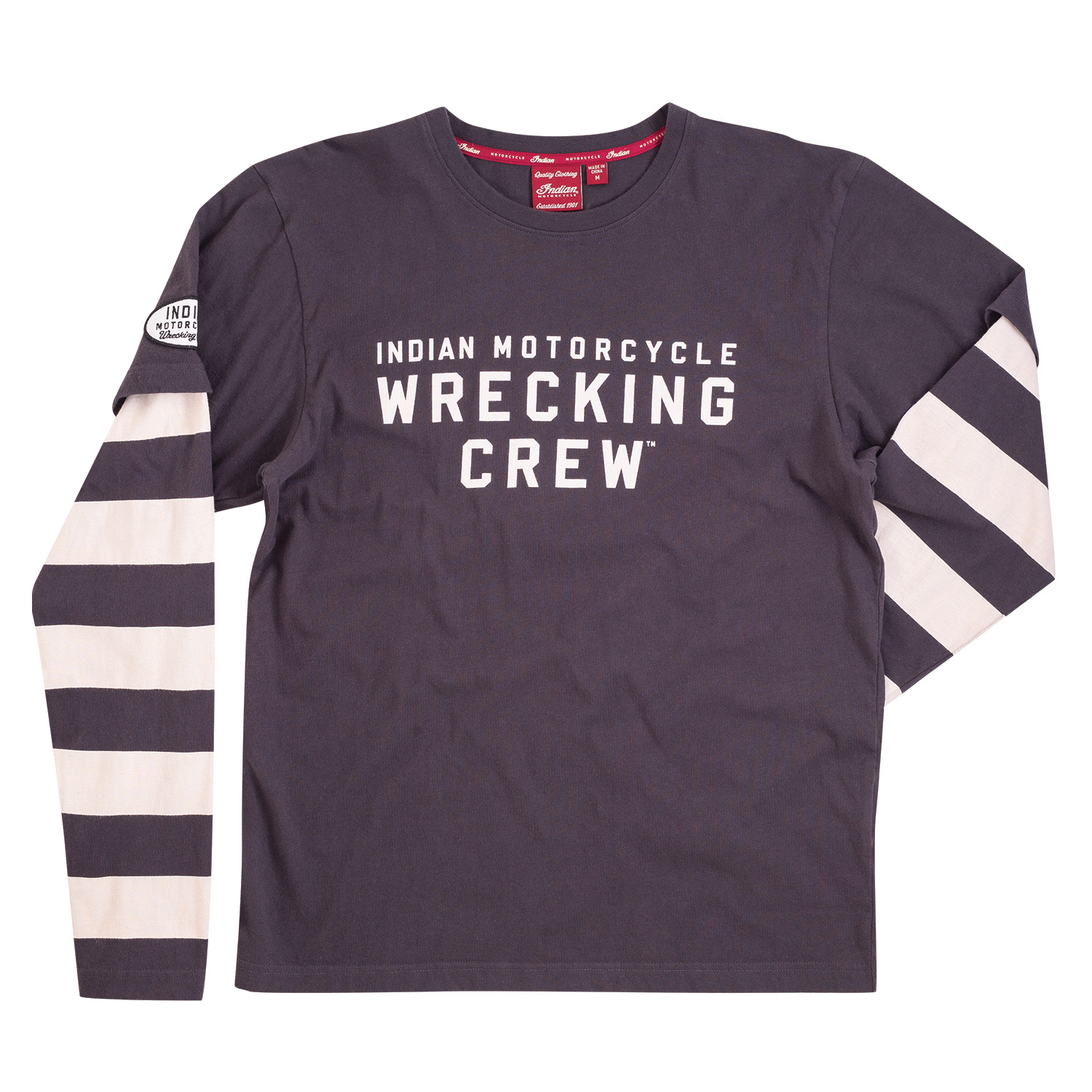 

Лонгслив Indian Wrecking Crew Tee L Коричневый