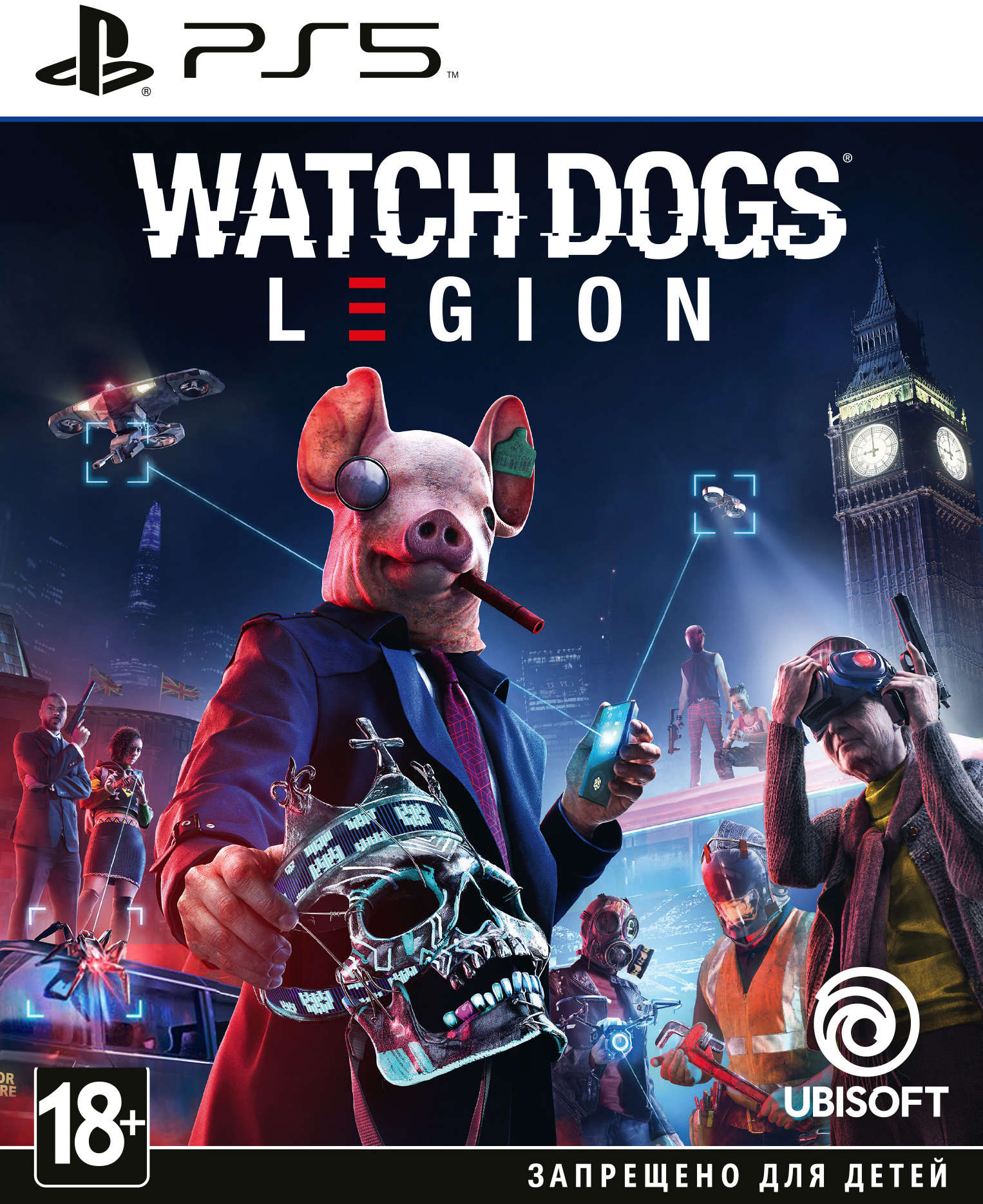 

Игра Watch Dogs Legion для PS5 (Blu-ray диск, Russian version)