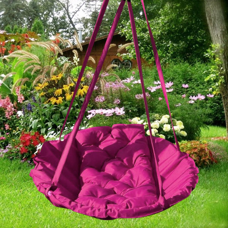 

Подвесное кресло-гамак для дачи Lilac Time Textile сиреневое TT074