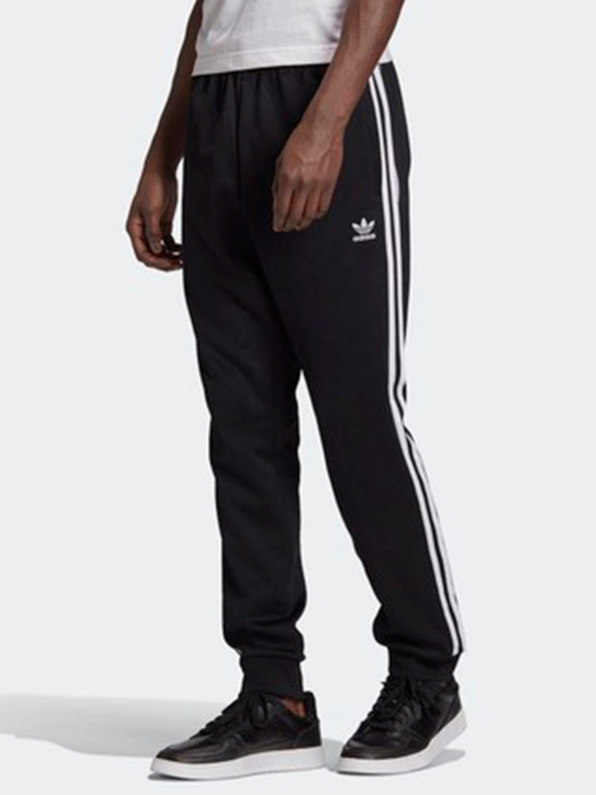 Акція на Спортивні штани чоловічі Adidas Sst GF 0210 L Чорні від Rozetka