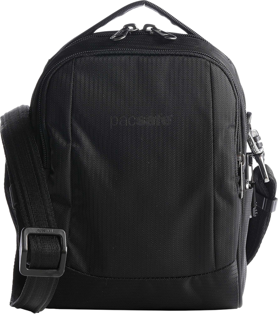 

Сумка через плечо PacSafe "антивор" Metrosafe LS100 Econyl вертикальная 6 степеней защиты 3 л Черная (40115138)