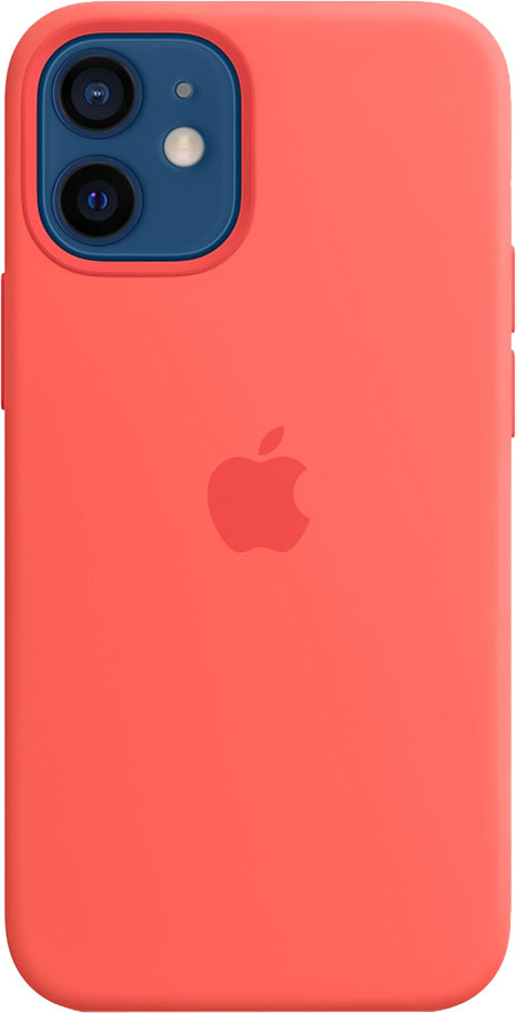 Акция на Панель Apple MagSafe Silicone Case для Apple iPhone 12 mini Pink Citrus (MHKP3ZE/A) от Rozetka UA