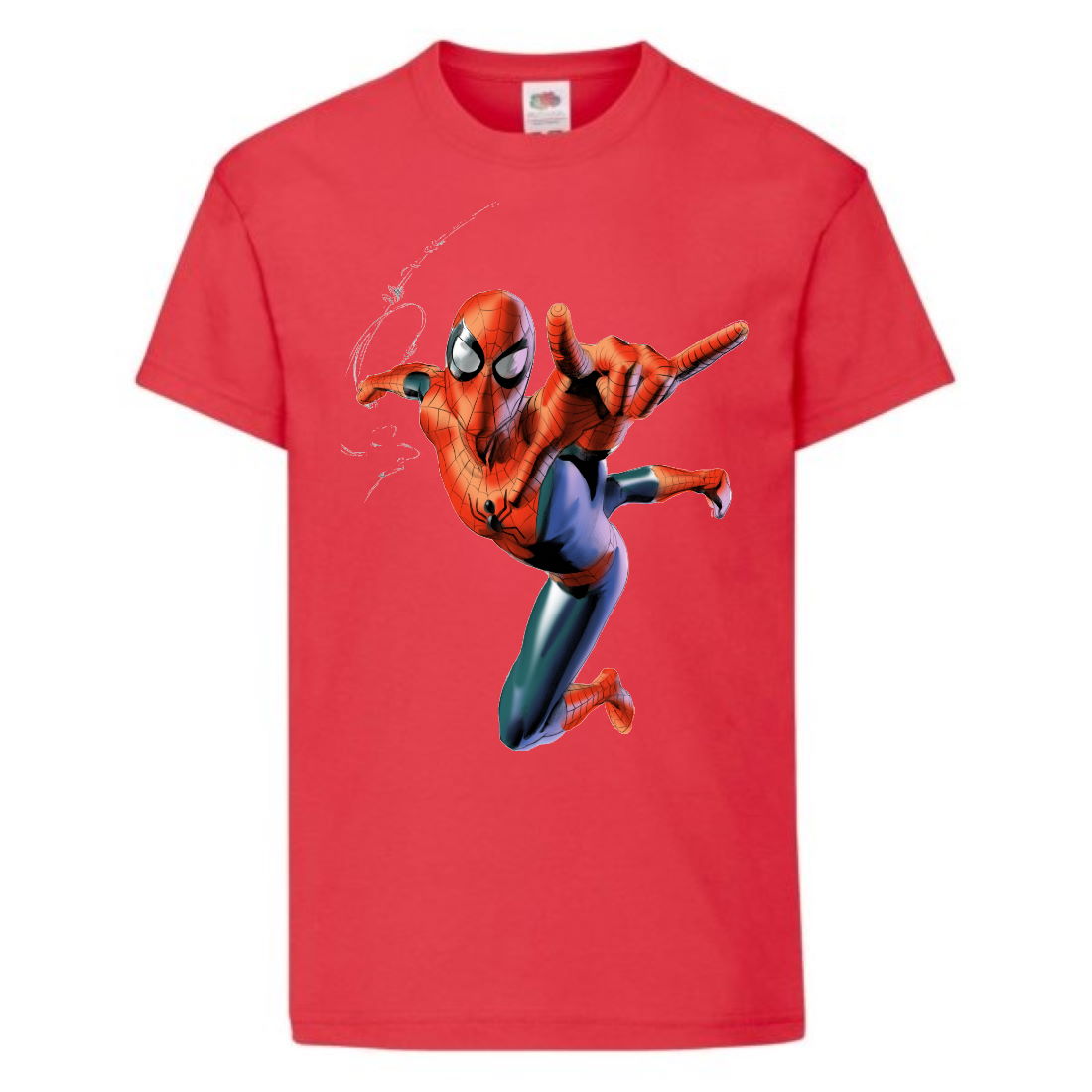 

Футболка детская Марвел (Marvel & DC) красная (spider-red) 152 см