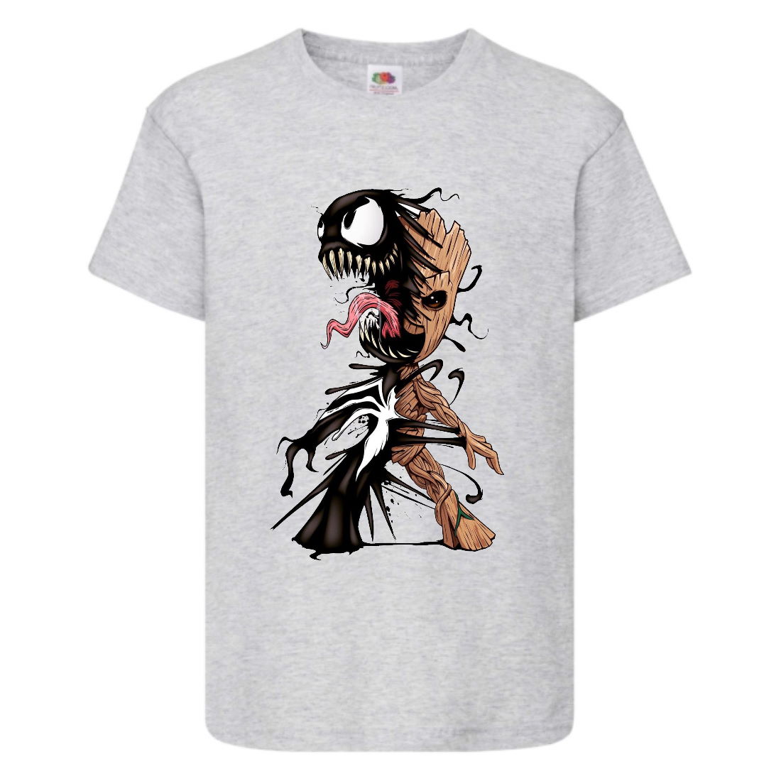 

Футболка детская Марвел (Marvel & DC) серая (venom&grut-gray) 140 см