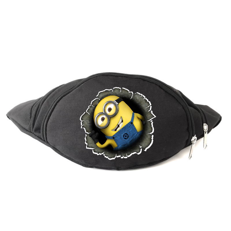 

Сумка Бананка на пояс Миньоны (Minions-004) Cappuccino Toys черная