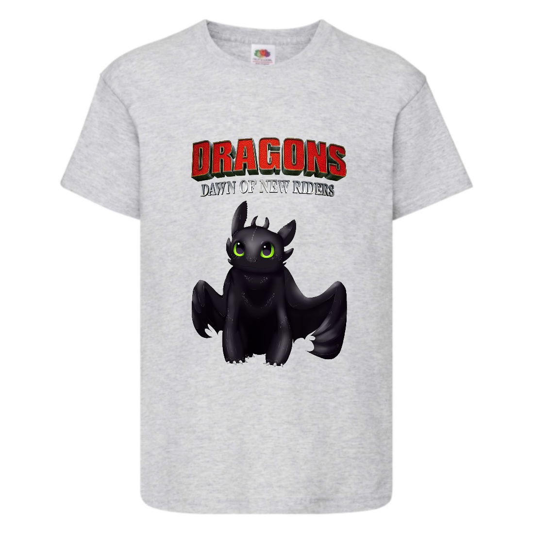 

Футболка детская Как приручить дракона (DRAGONS) серая (DRAGONS-002-gray) 104 см