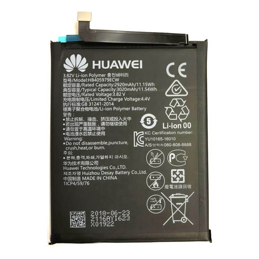 Аккумулятор Huawei Y5 Prime 2018 (DRA-L22, DURA-L22, DRA-LX2) HB405979ECW  3020 mAh [Original PRC] 12 мес. гарантии – фото, отзывы, характеристики в  интернет-магазине ROZETKA от продавца: M Energy | Купить в Украине: Киеве,