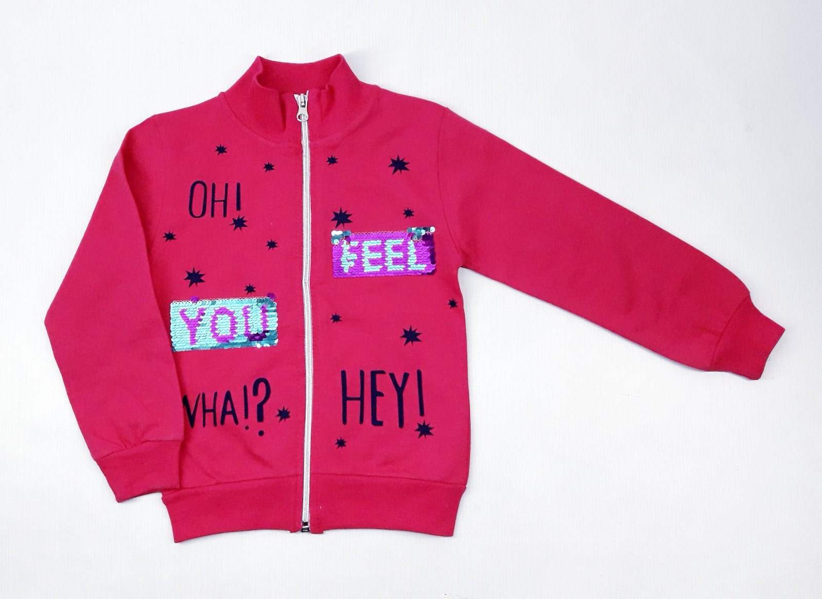 

Спортивная кофта Kids Wear 7561 110см(р) малиновая